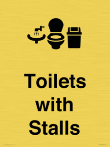 Toilets: Stalls and Wash Basin with Sanitary Bin